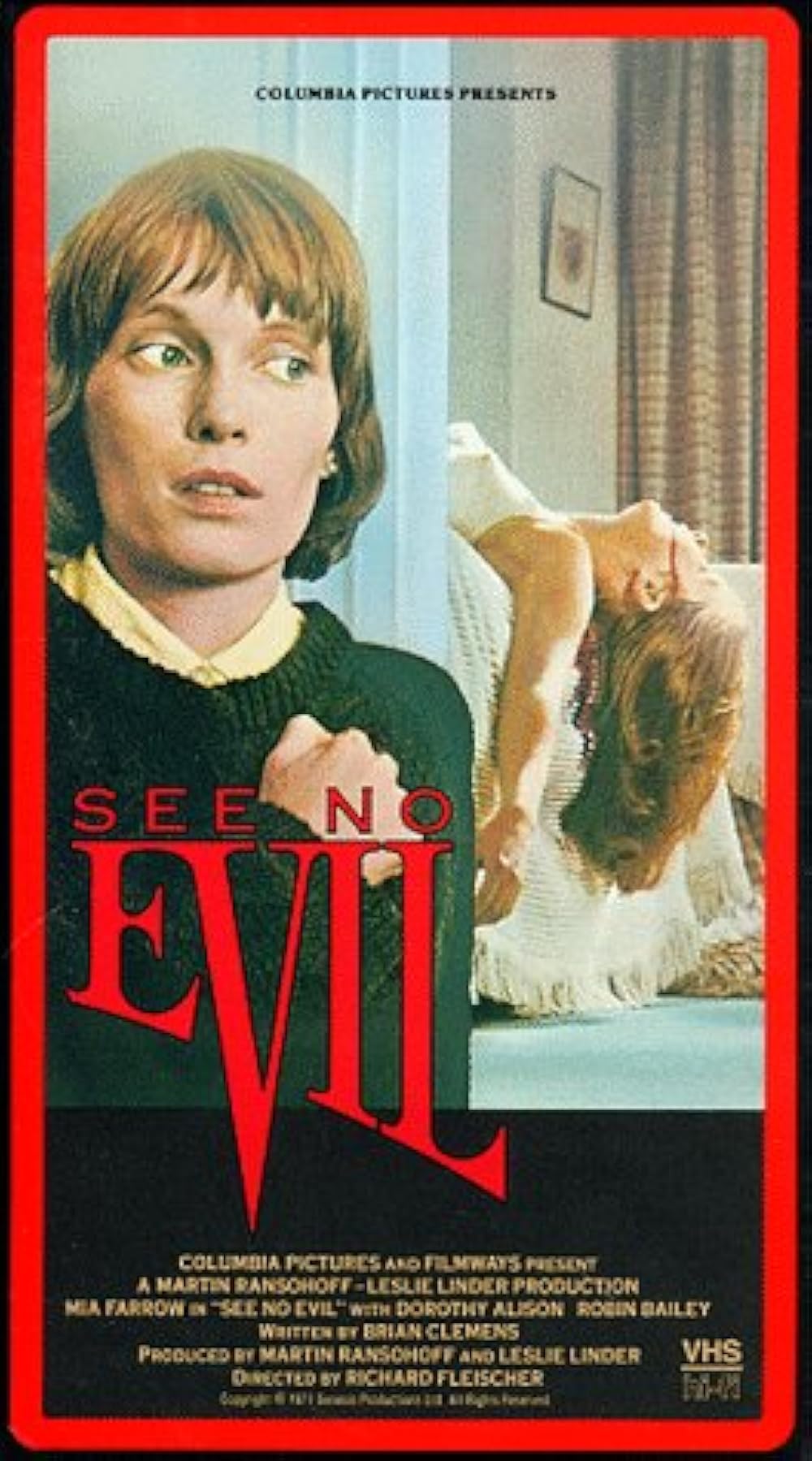 See No Evil (1971) 224Kbps 23.976Fps 48Khz 2.0Ch VCD Turkish Audio TAC