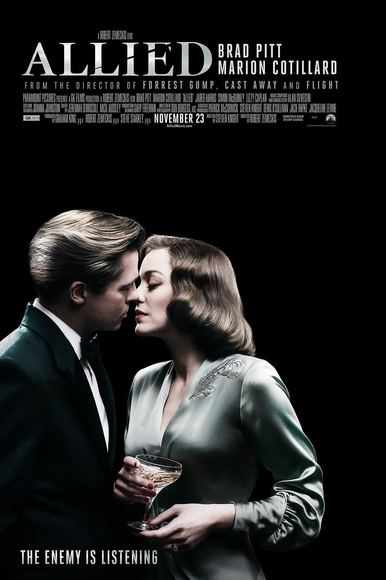 Allied (2016) 128Kbps 23.976Fps 48Khz 2.0Ch Disney+ DD+ E-AC3 Turkish Audio TAC