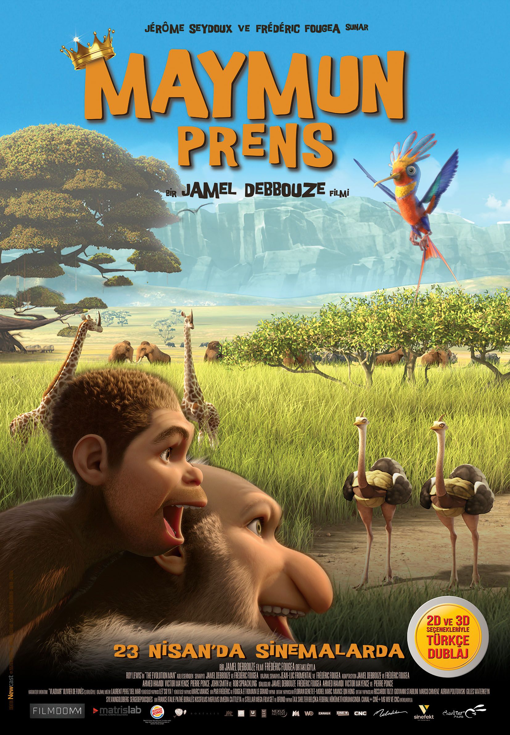 Animal Kingdom: Let's Go Ape (2015) 192Kbps 23.976Fps 48Khz 2.0Ch DigitalTV Turkish Audio TAC