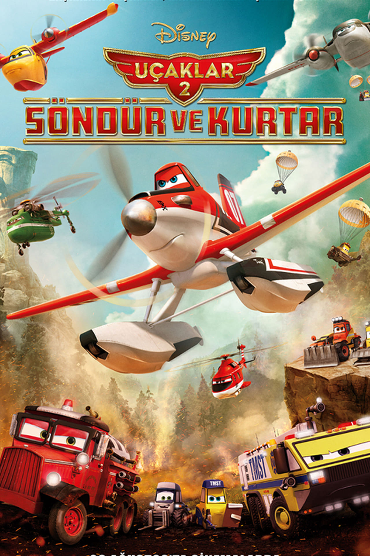 Planes: Fire & Rescue (2014) 256Kbps 23.976Fps 48Khz 5.1Ch Disney+ DD+ E-AC3 Turkish Audio TAC