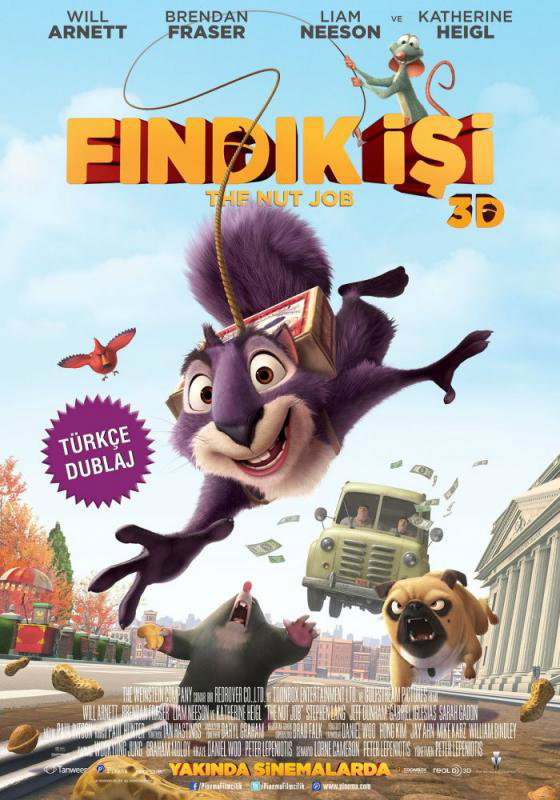 The Nut Job (2014) 448Kbps 23.976Fps 48Khz 5.1Ch DVD Turkish Audio TAC