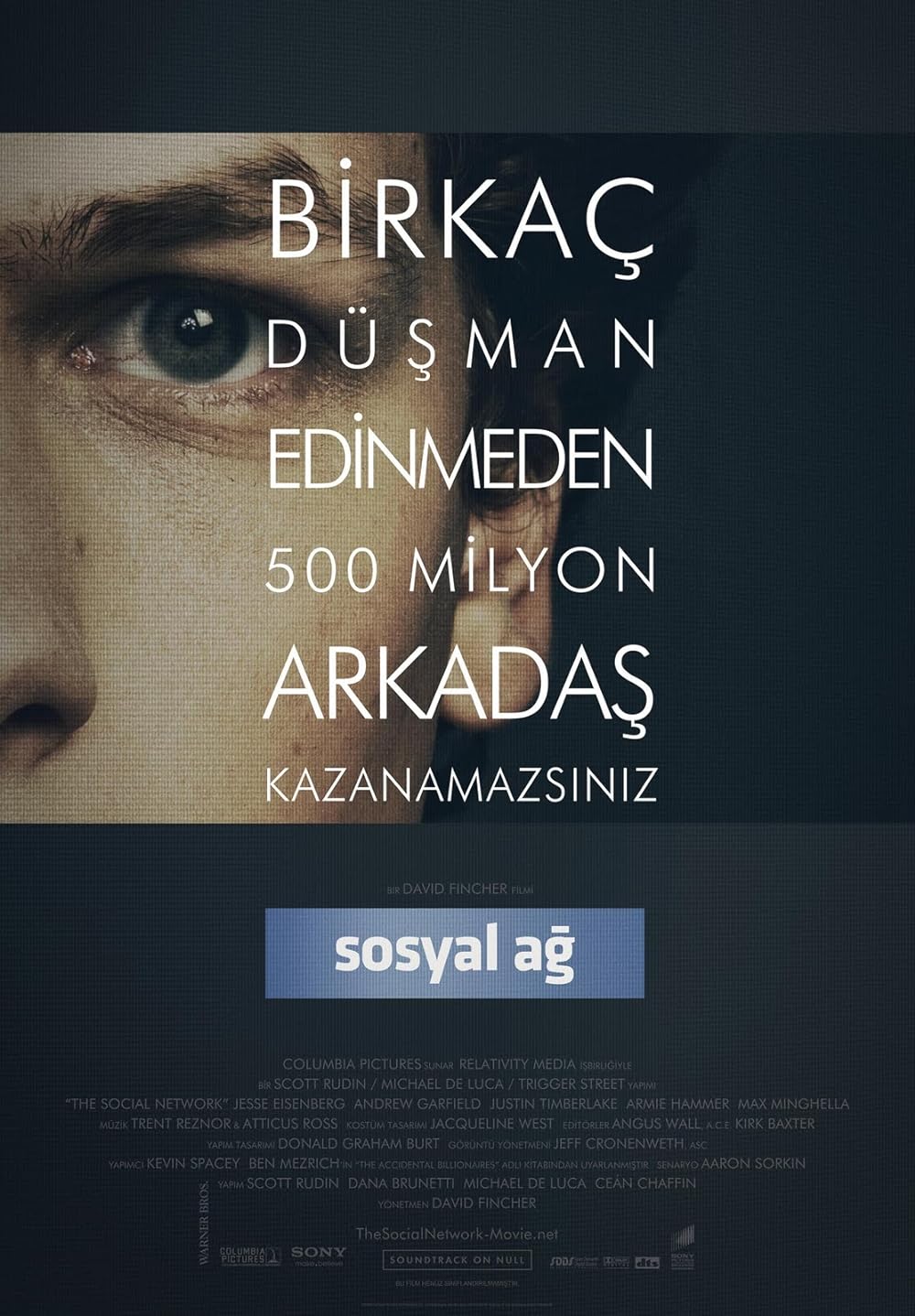 The Social Network (2010) 640Kbps 23.976Fps 48Khz 5.1Ch DD+ NF E-AC3 Turkish Audio TAC