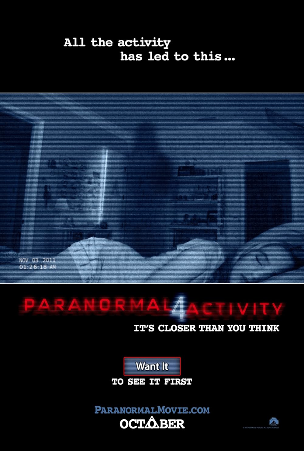 Paranormal Activity 4 (2012) Theatrical Cut 192Kbps 23.976Fps 48Khz 2.0Ch DigitalTV Turkish Audio TAC