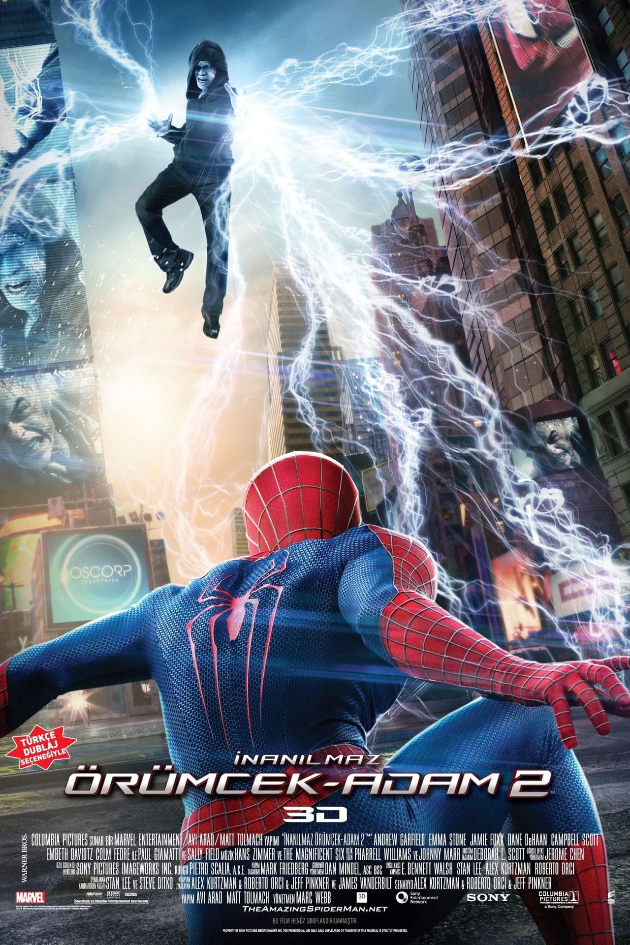 The Amazing Spider-Man 2 (2014) 224Kbps 23.976Fps 48Khz 2.0Ch DD+ AMZN E-AC3 Turkish Audio TAC