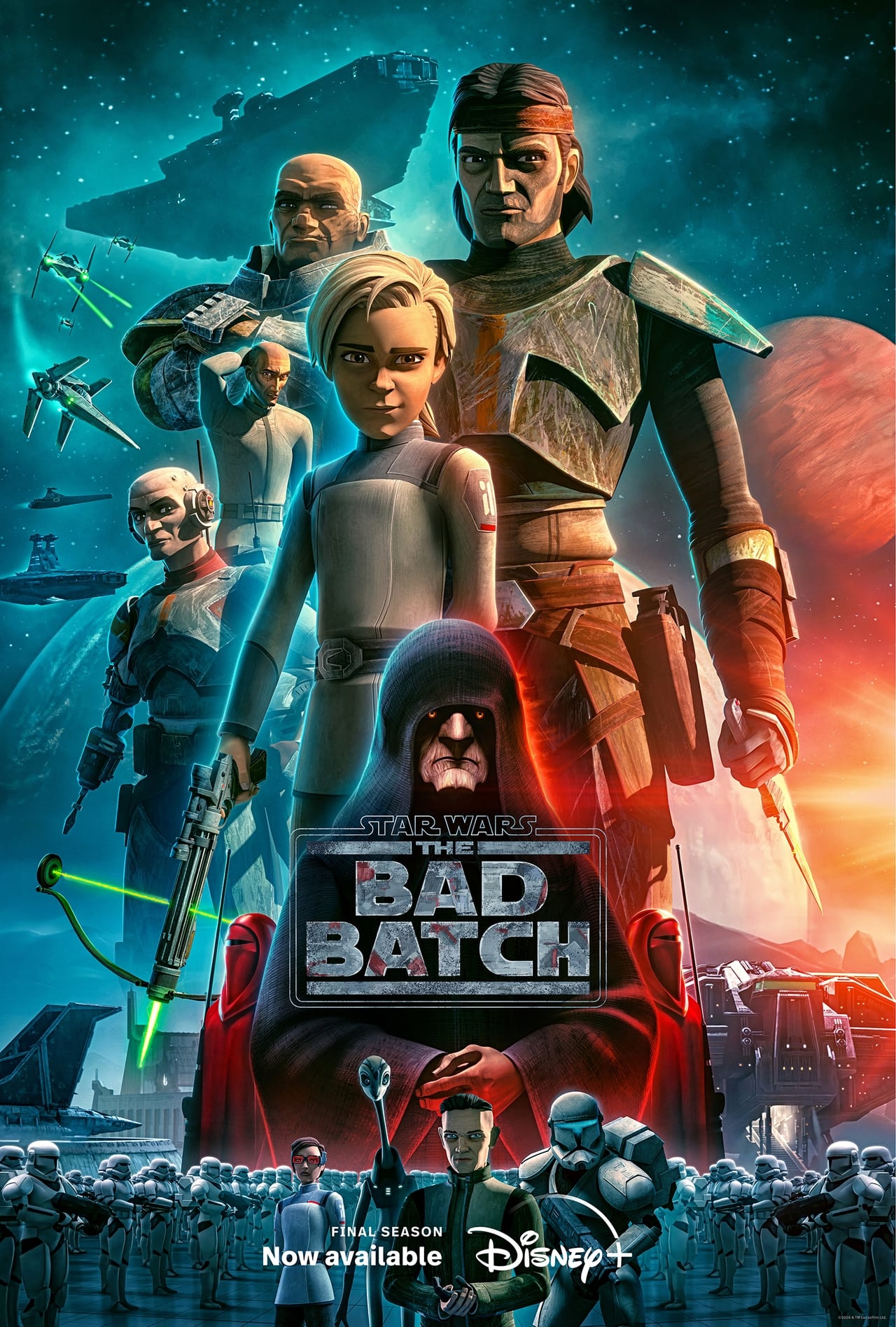 Star Wars: The Bad Batch (2024) S3 EP01&EP015 256Kbps 24Fps 48Khz 5.1Ch Disney+ DD+ E-AC3 Turkish Audio TAC