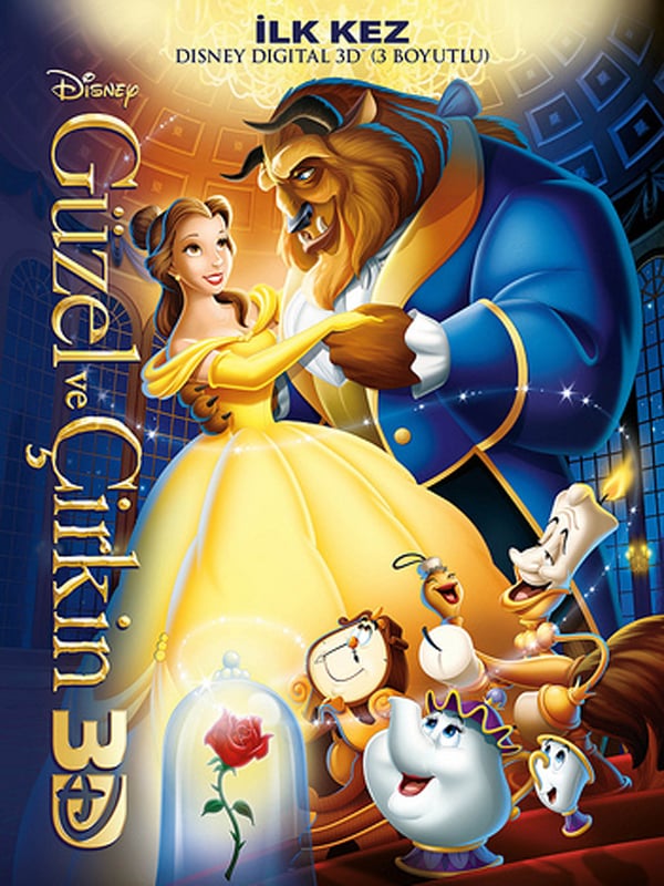 Beauty and the Beast (1991) Theatrical Cut 640Kbps 23.976Fps 48Khz 5.1Ch BluRay Turkish Audio TAC