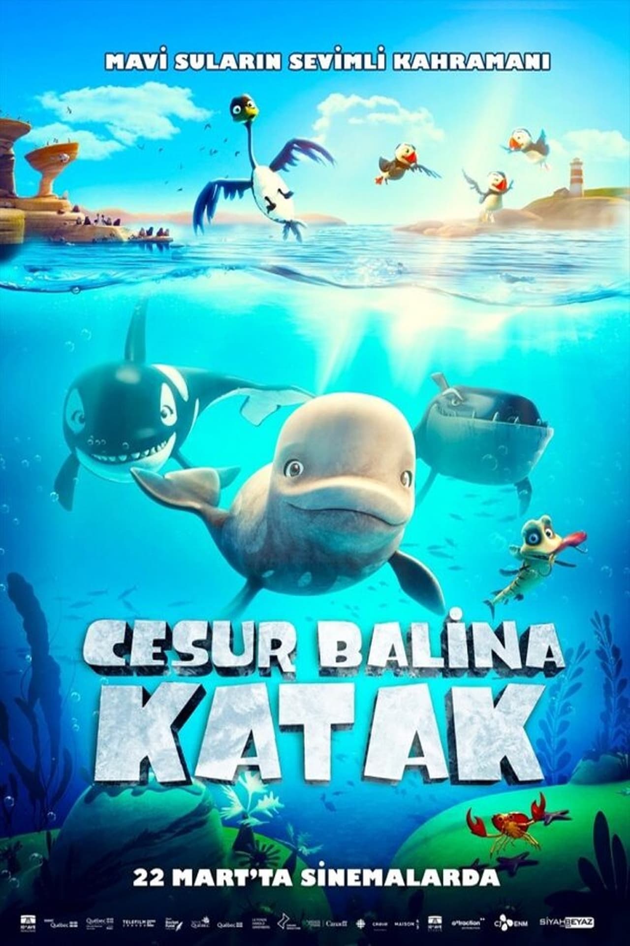 Katak: The Brave Beluga (2023) 192Kbps 25Fps 48Khz 2.0Ch DigitalTV Turkish Audio TAC