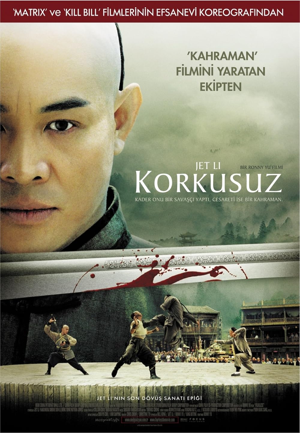 Fearless (2006) Theatrical Cut 224Kbps 23.976Fps 48Khz 2.0Ch VCD Turkish Audio TAC