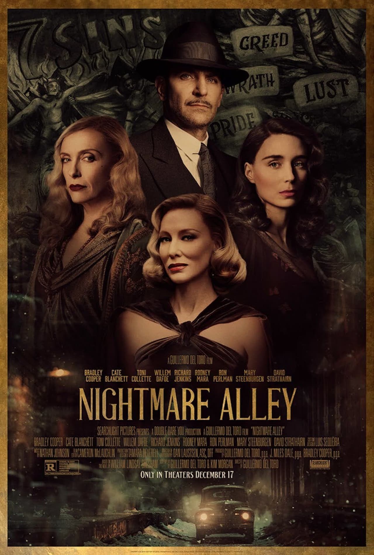 Nightmare Alley (2021) 640Kbps 23.976Fps 48Khz 5.1Ch DD+ AMZN E-AC3 Turkish Audio TAC