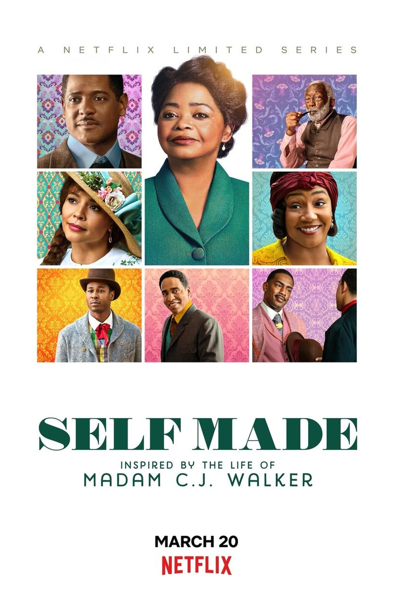 Self Made: Inspired by the Life of Madam C.J. Walker (2020) S1 EP01&EP04 640Kbps 23.976Fps 48Khz 5.1Ch DD+ NF E-AC3 Turkish Audio TAC