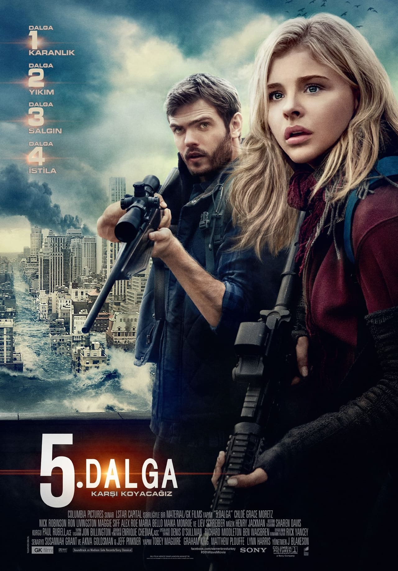 The 5th Wave (2016) 640Kbps 23.976Fps 48Khz 5.1Ch DD+ NF E-AC3 Turkish Audio TAC