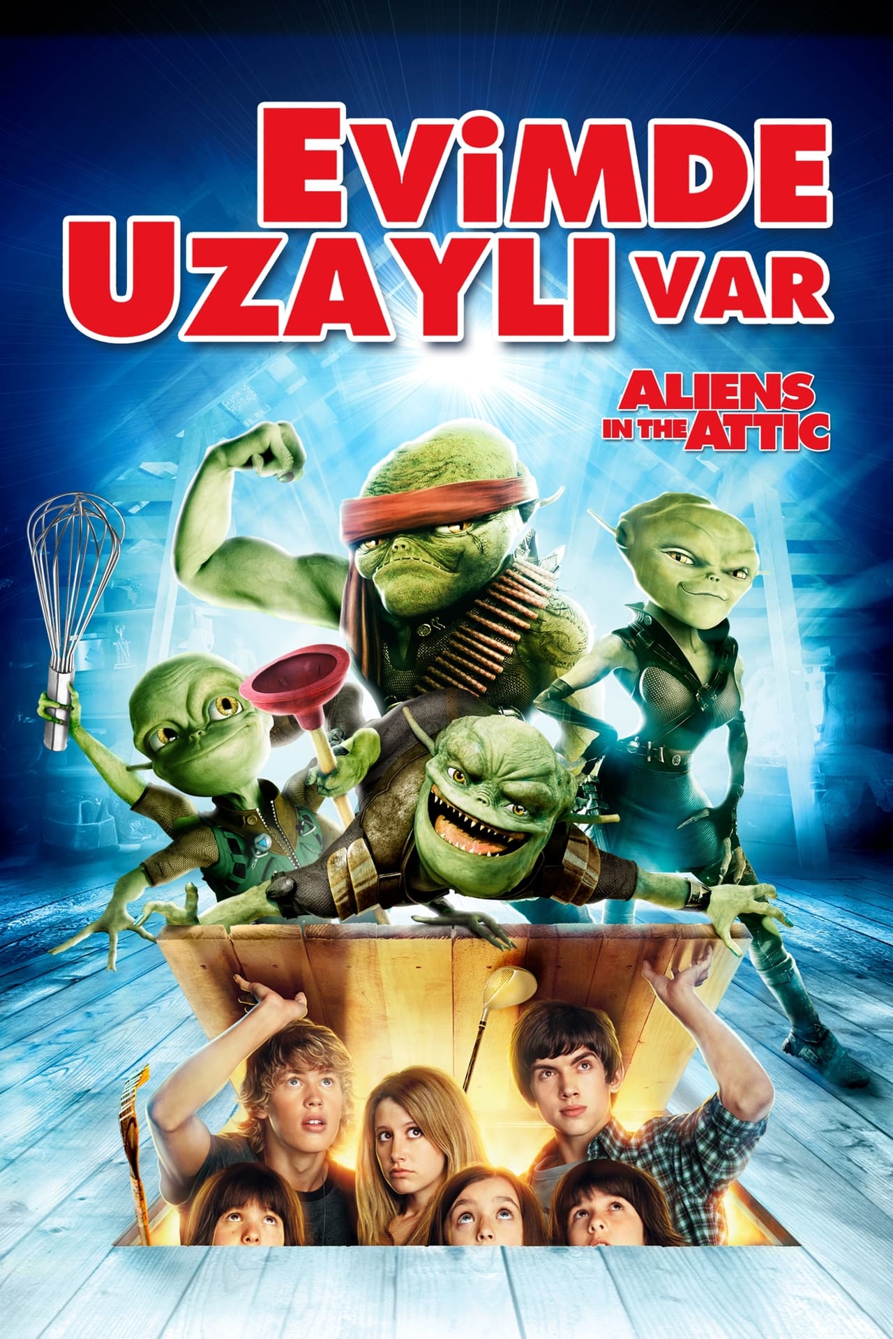 Aliens in the Attic (2009) 384Kbps 23.976Fps 48Khz 5.1Ch DVD Turkish Audio TAC