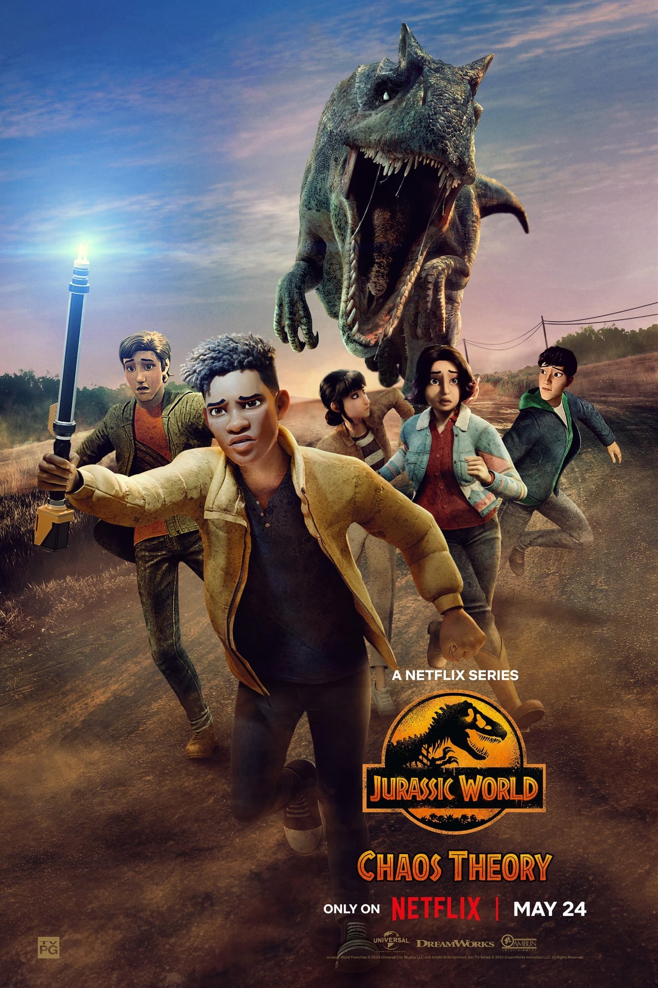 Jurassic World: Chaos Theory (2024) S2 EP01&EP10 640Kbps 23.976Fps 48Khz 5.1Ch DD+ NF E-AC3 Turkish Audio TAC