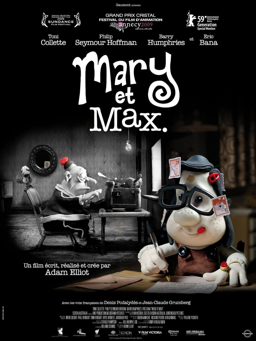 Mary and Max (2009) 192Kbps 23.976Fps 48Khz 2.0Ch DVD Turkish Audio TAC