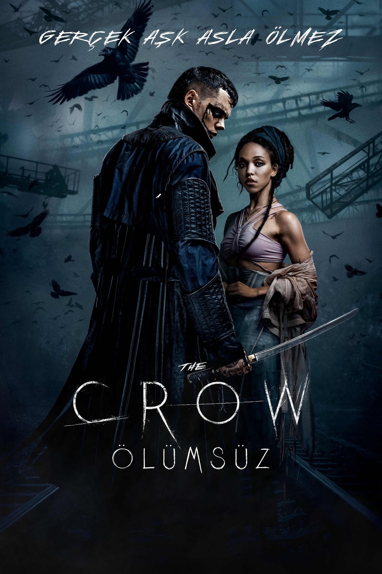 The Crow (2024) 640Kbps 23.976Fps 48Khz 5.1Ch DD+ AMZN E-AC3 Turkish Audio TAC