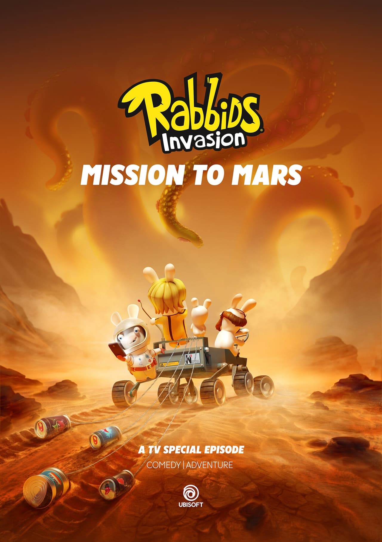 Rabbids Invasion: Mission to Mars (2022) 640Kbps 25Fps 48Khz 5.1Ch DD+ NF E-AC3 Turkish Audio TAC