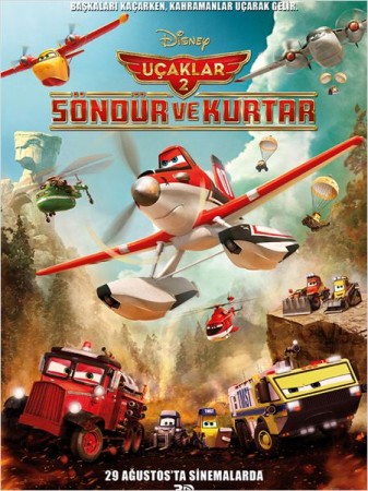 Planes: Fire & Rescue (2014) 640Kbps 23.976Fps 48Khz 5.1Ch BluRay Turkish Audio TAC