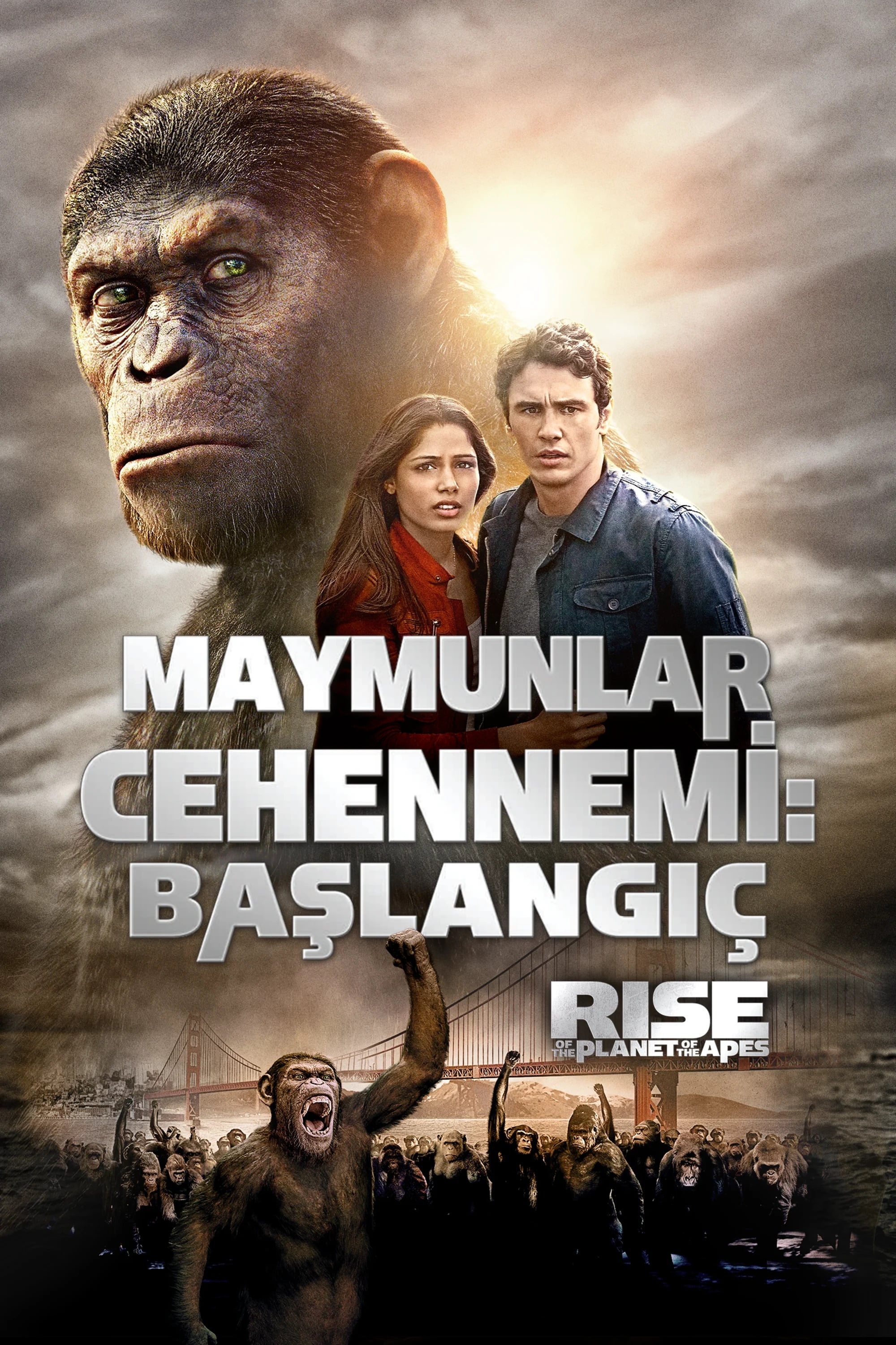 Rise of the Planet of the Apes (2011) 192Kbps 23.976Fps 48Khz 2.0Ch DigitalTV Turkish Audio TAC