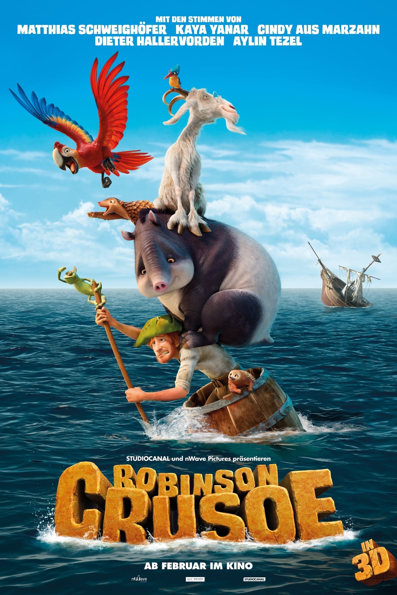 Robinson Crusoe (2016) (The Wild Life) 384Kbps 23.976Fps 48Khz 5.1Ch DVD Turkish Audio TAC