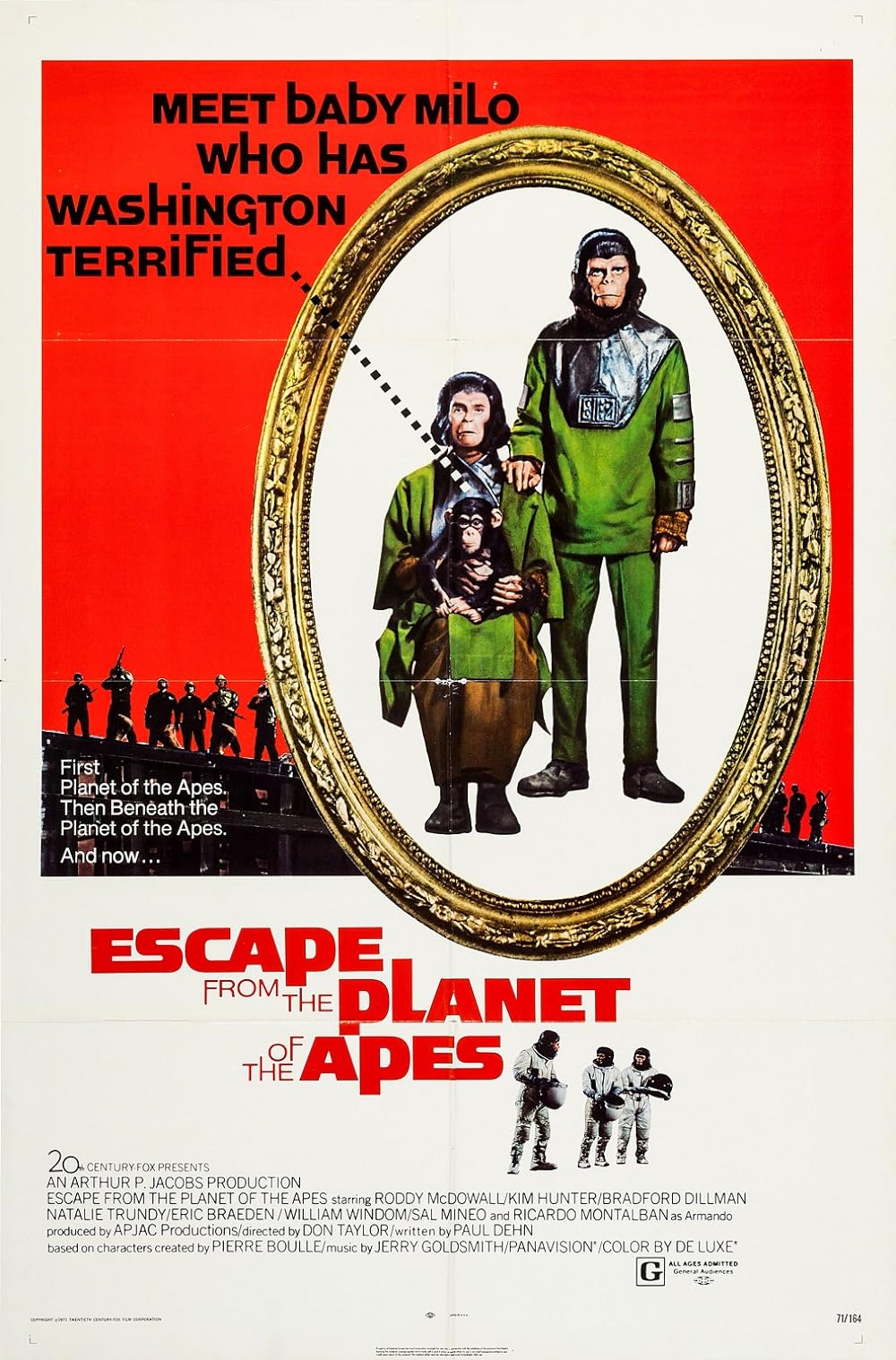 Escape from the Planet of the Apes (1971) 128Kbps 23.976Fps 48Khz 2.0Ch Disney+ DD+ E-AC3 Turkish Audio TAC